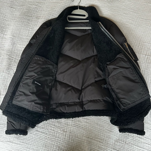 The Kooples Black Bomber Jacket - MEDIUM - Picture 4 of 15